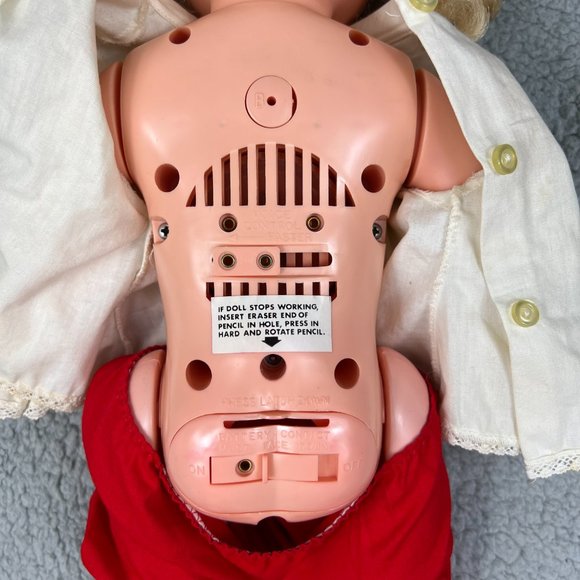 Smartypants Doll 18" Talking Baby Girl Toy Figure Blonde 1971 Topper Vintage 3 - Picture 4 of 12